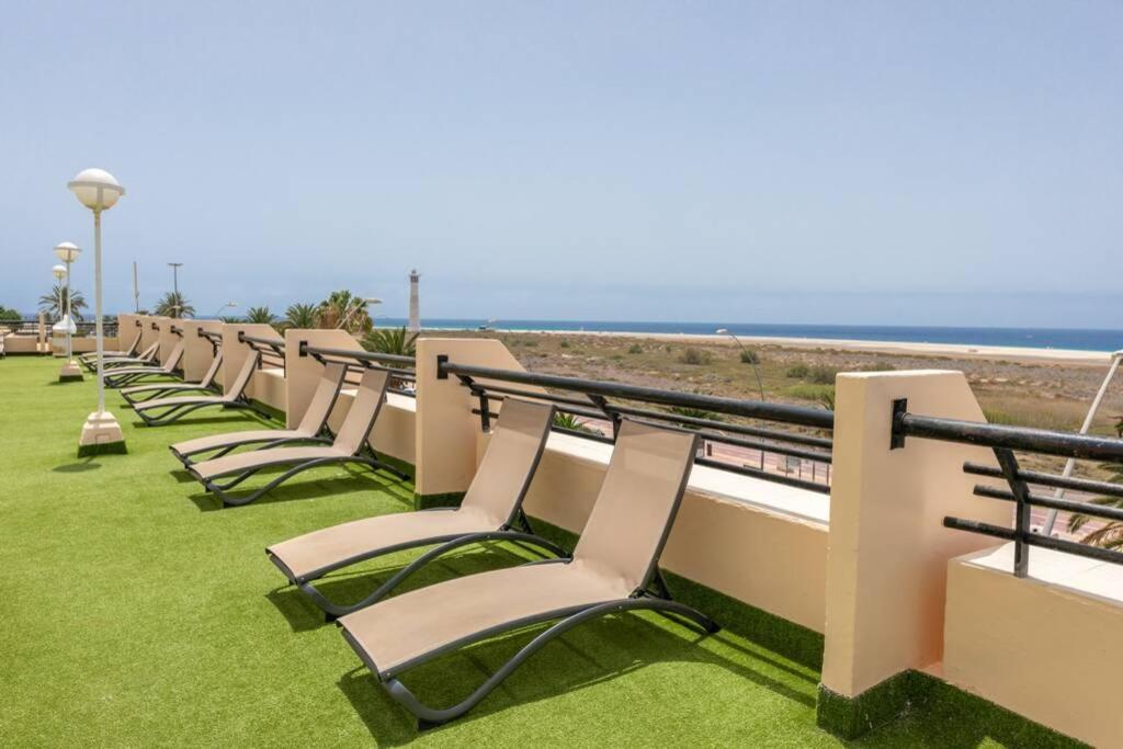 Vista Oceano Spiaggia A 250 M Wi-Fi Ac E Tv In Camera E Zona Giorno Morro Jable  Exterior photo